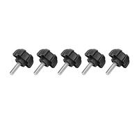 CHICIRIS M6-Star Shape Clamp Button with a Clear Screw Pattern for Working Savings, 5 Pack for Mechanical Devices