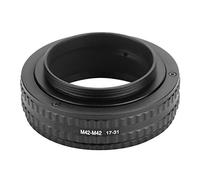 CHICIRIS Macro Tube Accessory, Helicoid Adapter M42 to M42 with Adjustable Length, Durable Black Metal to Adjust the Development of the Lens (17mm-31mm)
