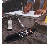 CHICIRIS Magnetic Bracelet Bag Handy Electrician -Tool Belt -Pocket Bag for Woodworking and 1680d Oxford Fabric Black Orange Adjustable Size
