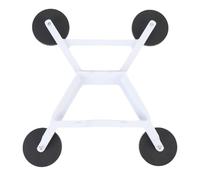 CHICIRIS Magnetic Car Roof Mount, 178 Lbs Heavy Duty Aluminum Alloy Mounting Rack, with 4 High Strength Magnets and Sun Proof Finish, for RV Trailer Truck Boat Yacht and Outdoor Use (White)