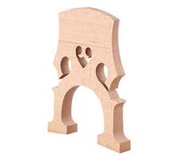 CHICIRIS Maple Wood Cello Bridge, Professional Replacement Part, 1/2 Size, 3.7x3x0.5 Inches, Finish, for Musicians and Students (Cello piano code 1/2)