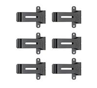 CHICIRIS Metal Belt Clamp/Holder, Portable Radio Belt Clamp 6Pcs Radio Clamp/Holder Replacement for Kenwood TK 208 TK 308 for Baofeng BF 888S