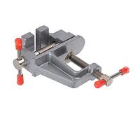 CHICIRIS Mini Bench Vise, 1.1in Jaw Opening Table Clamp for Clamping Small Parts, with Aluminum Alloy Body for Sanding Detailing Drilling Carving
