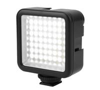 CHICIRIS Mini-LED Video Lighting Panel in Front of Camera Filling Light 49pcs LEDs 0% -100% Brightness Set for Vlogger YouTubers