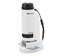 CHICIRIS Mini Pocket Microscope 60X to 120X LED Lighted Zoom Microscope for