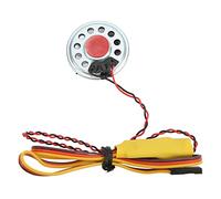 CHICIRIS Mini Trumpet, 1/10 Scale Accessories with Multi Sound Mode Mini Siren Horn Speaker 90dB RC Accessories for 1/8 /10 RC Vehicles