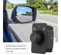 CHICIRIS Mirror Control Switch Premium Quality Easy to Install Fit for 8L1 A6 4B C5 Black Plastic 1pc