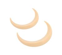 CHICIRIS Moon Hair Fork, ABS Decorative Hairpin Hair Stick with Smooth Ends for Daily Use Shopping Cosplays Parties (Beige)