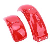 CHICIRIS Motorcycle Fender Set High Gloss Red Front Rear Mudguard for Z50 | ABS Plastic, High Gloss Red Finish, Replacement Fit for Z50 Z110 Bikes, Shockproof and Wear Resistant