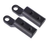 CHICIRIS Motorcycle Mirror Extenders, Improve the Driver's Visibility and Use for Installing Various Accessories, Black, for Various Motorcycles and Vehicles