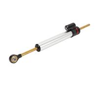 CHICIRIS Motorcycle Steering Damper Stabilizer, Enhanced Safety Stability Control, Adjustable 16 Gears Damping, with Speed Sensitive Technology and Active Safety Valve, for All M (Silver)