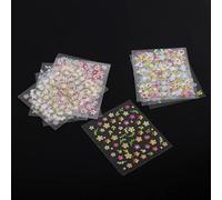 CHICIRIS Multicolor Nail Art Sticker Self-adhesive Decoration 50 Sheets PVC Material Environment-friendly