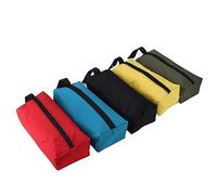 CHICIRIS Multifunctionally Storage of Small Tools with Zipper for Men, Tool Bags with Long Lasser Length, Polyester Bag, 5pcs