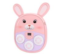 CHICIRIS Music Boxing Machine Toy, 2.4G Remote Control Interactive Punching Game with Motion Sensing, Light and Sound Rhythm Training for Kids Family Play (Pink)