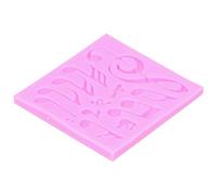 CHICIRIS Musical Note Shaped Silicone Mold for Cake Chocolate Soap Aromatherapy 10.5 X 11cm Pink for Multifunctional Use