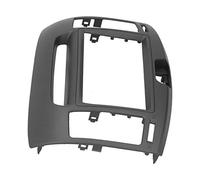CHICIRIS Navigation Fascia Fit for Elantra 2006-2011 LHD 2 Din Radio | ABS Plastic, Gray Color, Includes Mounting Brackets and Screws, Compatible with LHD Stereo, Seamless Dash Kit Replacement