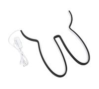 CHICIRIS Neon Sign, USB Powered Bunny LED Wall Decor with Soft Silicone Strips and Warm Light, for Bedroom Bar Party Wedding Easter Gift