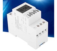 CHICIRIS NKG-4 Programmable Timer Switch, Digital Timer Control for School Bell and Factory Use, Compact Din Rail Design, AC220V 3A