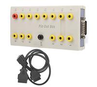 CHICIRIS OBD2 Pin Out Box, ABS OBD2 Diagnostic Cable Kit with All Test Points, Quick Pin Switching, 147 X 78 X 32mm, for Auto Diagnosis Technicians and Vehicle Diagnostic Testing