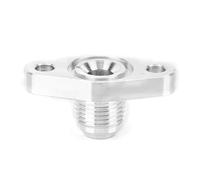 CHICIRIS Oil Drain Flange Kit, 8AN Flare Fitting with 38mm Hole Spacing for TD015 TD02 TD03 TD04 TD05 TD06 TF035 IHI RHF4 GT15 GT17 Turbo