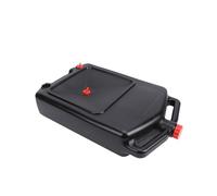 CHICIRIS Oil Drain Pan, 12L Low Profile Design Oil Drain Container with User Friendly Pour Spout for ATVs Motorcycles Lawn Mowers and Low Clearance Vehicles