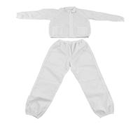 CHICIRIS Overall White Split Design Protection, Loose and Comfortable Anti -Static Work As a Whole, for Microelectronics and Bioengineering (M)