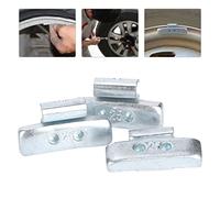 CHICIRIS P Style Tire Balancing Blocks 100PCS 25g Clamp/Holder On Wheel Weights for Smooth Drive High-Speed Stability Precision Balance Long-Lasting Stability Universal Compatible with Wheel (With