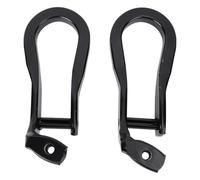 CHICIRIS Pair of Tow Hooks 84072464 Heavy Duty Steel Recovery Hooks Front Tow Replacement Compatible with 2015 2019 2500HD 3500HD Model