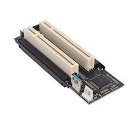 CHICIRIS PCI Dual PCI Expansion Card Blue LED for Practical and Convenient for Dual Work Without Additional Power Supply WINXP