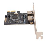 CHICIRIS PCIE to USB 3.0 Card, Two USB 3.0 Ports | Provides 5Gbps transmission speed, hot swap ready, works with operating systems, printed circuit board