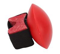 CHICIRIS Percussion Instrument, Plastic African Drum Finger Shaker for Rhythm Performance, Comfortable Hand Play Sand Rattle for Musicians (Red)