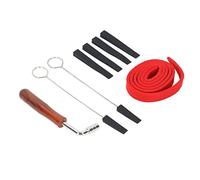 CHICIRIS Piano Tuning Kit, Silicone Piano Tuning Tool with Hammer Wrench and Mutes for Beginner Musicians