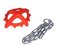CHICIRIS Piglet Chain Iron Biting Toy Durable Adjustable Plastic for Farm Animal Play and Welfare