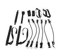CHICIRIS Pilates Bar Kit, Adjustable Resistance Band Bar with 20 30 40 Lbs Bands, TPE Metal Pilates Workout Equipment with Storage Bag for Home Fitness and Full Body Training
