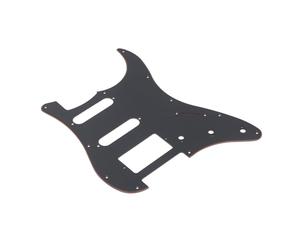 CHICIRIS Plastic Guitar -PICK -GUARD HH Truck Routine Design Scratch Gu Platte for Electrog Tarrants, Width Compatibility, Black Color