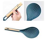 CHICIRIS Plastic Skimmer Spoon, High Capacity Design | Heat resistant material, fine mesh filtering, versatile use, kitchen cooking tool