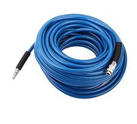 CHICIRIS Pneumatic PVC Hose with Quick Connector - Highly Flexible Compressor Air Line Hose for Filling and Blowing - UV Resistant 30M