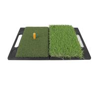 CHICIRIS Portable Golf Hitting Grass, 2 in 1 Swing Practice Mat with Non Slip Rubber Backing Real Feel for Home Indoor Outdoor Sports, with Stability & Safety, for Enhanced Performance