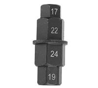 CHICIRIS Professional Motorcycle Wheels Tool of Spindle Key Adjustment for Adjustment for Plowing That Saves Black