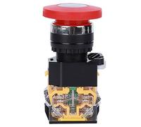 CHICIRIS Push Button On-Off Switch, High Protection Level Emergency Control, 22mm Engineering Plastic for Engineering Applications, 3 Pieces