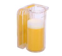 CHICIRIS Queen Bee Marking Kit, Professional Marking Cage with 0 to 99 Number Stickers and Tweezers, for Beekeeper (Yellow)