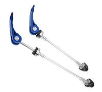 CHICIRIS Quick Release Skewer, 145/185mm 2pcs Road Mountain Bicycle Quick Release Skewers Bike Front Rear Skewer(blue) Bicycles and accessories