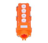 CHICIRIS Rainproof Crane Control Remote Switch Box for Electric Hoist UP DOWN WEST Functions Durable ABS Housing