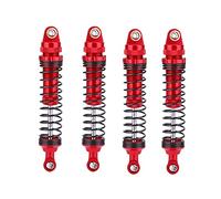 CHICIRIS RC Accessory Kit for SCX10 D90 1/10 RC Crawler Car, 4pcs Lightweight Red for Improved Performance, for Axial Wraith SCX10 CC01 D90-4 1/10 Car (110mm)