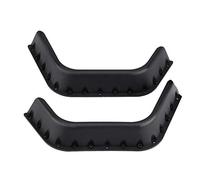CHICIRIS RC Car Mudguard Flares Plastic Wheel Arch Body Shell Accessory 14cm Black with Tire Clearance Mud Blocking Screw Kit for 1 10 Scale Crawler for Axial SCX10 D90