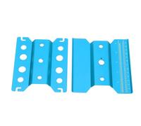 CHICIRIS RC Car Stand Alloy Height Adjustable Rotatable Repair Workstation for 1/16 1/10 /8 Scale Models with Measurement and Fit (Blue)