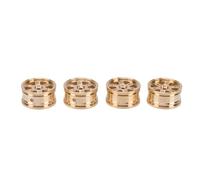 CHICIRIS RC Car Wheel Rim Brass Wheel Rims 0.7 Inch Replacement for SCX30 Crafted Stable Driving Performance Exquisite Appearance for RC Car Upgrade