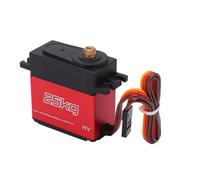 CHICIRIS RC Digital Servo, Aluminum Alloy High Precision Full Metal Gear 25kg Torque 180 Degree Rotation for 1/10 1/8 RC Cars