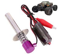 CHICIRIS RC Plug Starter Igniter, Starter Igniter Fit RC Electronic Glow Plug Starter Igniter, 6V -24V HSP Nitro Powered for Car Men Redcat(purple)