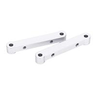 CHICIRIS RC Rear Anti Squat Plate, Alloy Aluminum Upgrade Part for HSP 1/10 94122 RC Car, Elegant Design, Precise Machining, Easy Installation for Improved Performance (Silver)